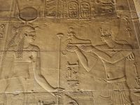 Relief im Philae Tempel