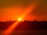 Sonnenuntergang am Nilufer