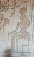 Hathor Relief in Abu Simbel 