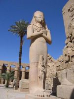 Ramsesstatue in Karnak