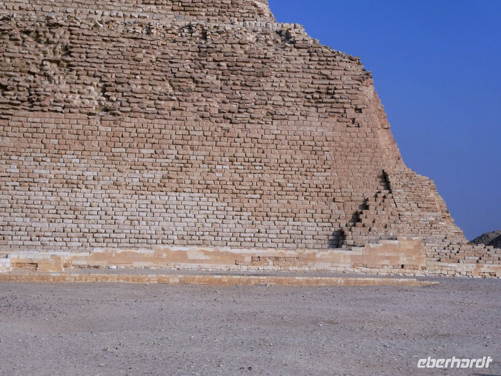 Detailaufnahme an der Stufenpyramide