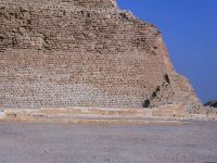 Detailaufnahme an der Stufenpyramide