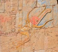 Bildnis im Tempel der Hatschepsut