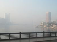 Nebel über den Nil