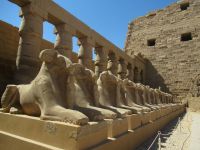 Karnak Tempel - Die Widderphinxallee
