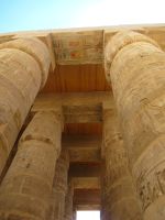 Karnak Tempel - die meisten waren bunt bemalt