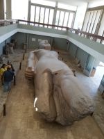Die Kolossal-Statue von Ramses II., Memphis