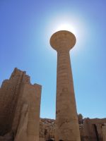 Karnak Tempel - die Säule