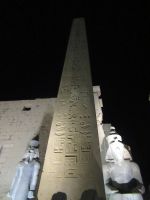 Luxor Tempel - mit Obelisk