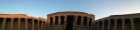 Horus Tempel von Edfu - Panoramabild von dem Innenhof