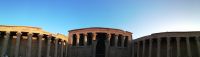 Horus Tempel von Edfu - Panoramabild vom Innenhof