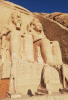 Abu Simbel - Ramses der II. und Horus