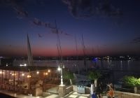 Am der Uferpromenade in Luxor -  Abendfarben