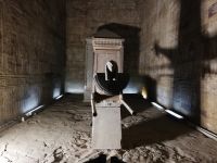 Die Grabkammer in Horus Tempel in Edfu