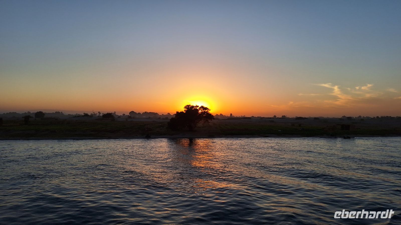 Sonnenuntergang auf dem Nil