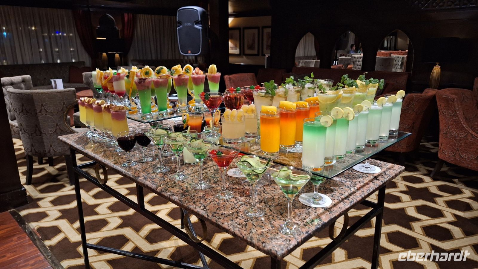 Cocktail-Empfang an Bord