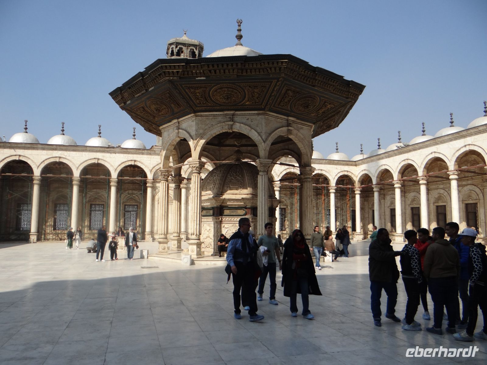 Kairo, Alabastermoschee, der malerische Brunnenhof