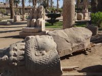 Memphis, die Reste der verschwundenen Hauptstadt geben eine Ahnung, wie glanzvoll die Metropole des Alten Reiches ausgesehen haben muss.