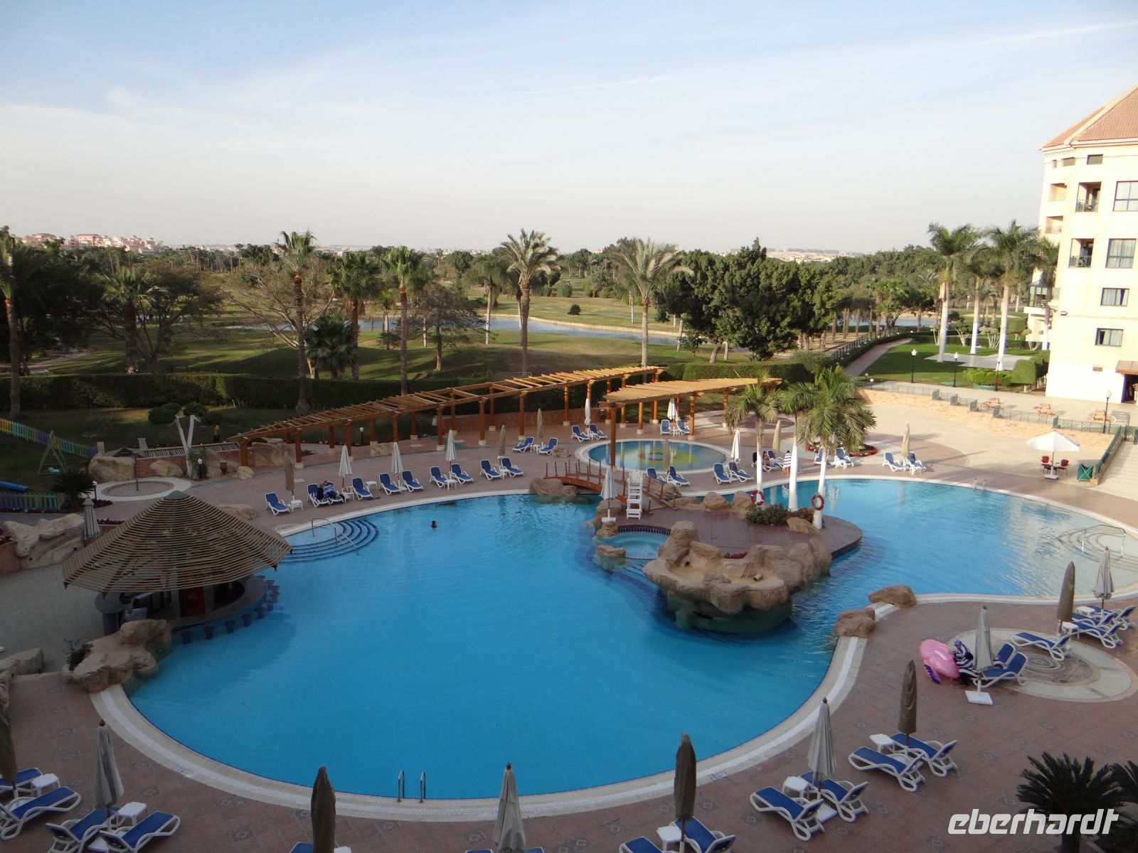 Kairo, Hilton Hotel, nach dem langen Tag bleibt noch Zeit für ein wenig Entspannung.