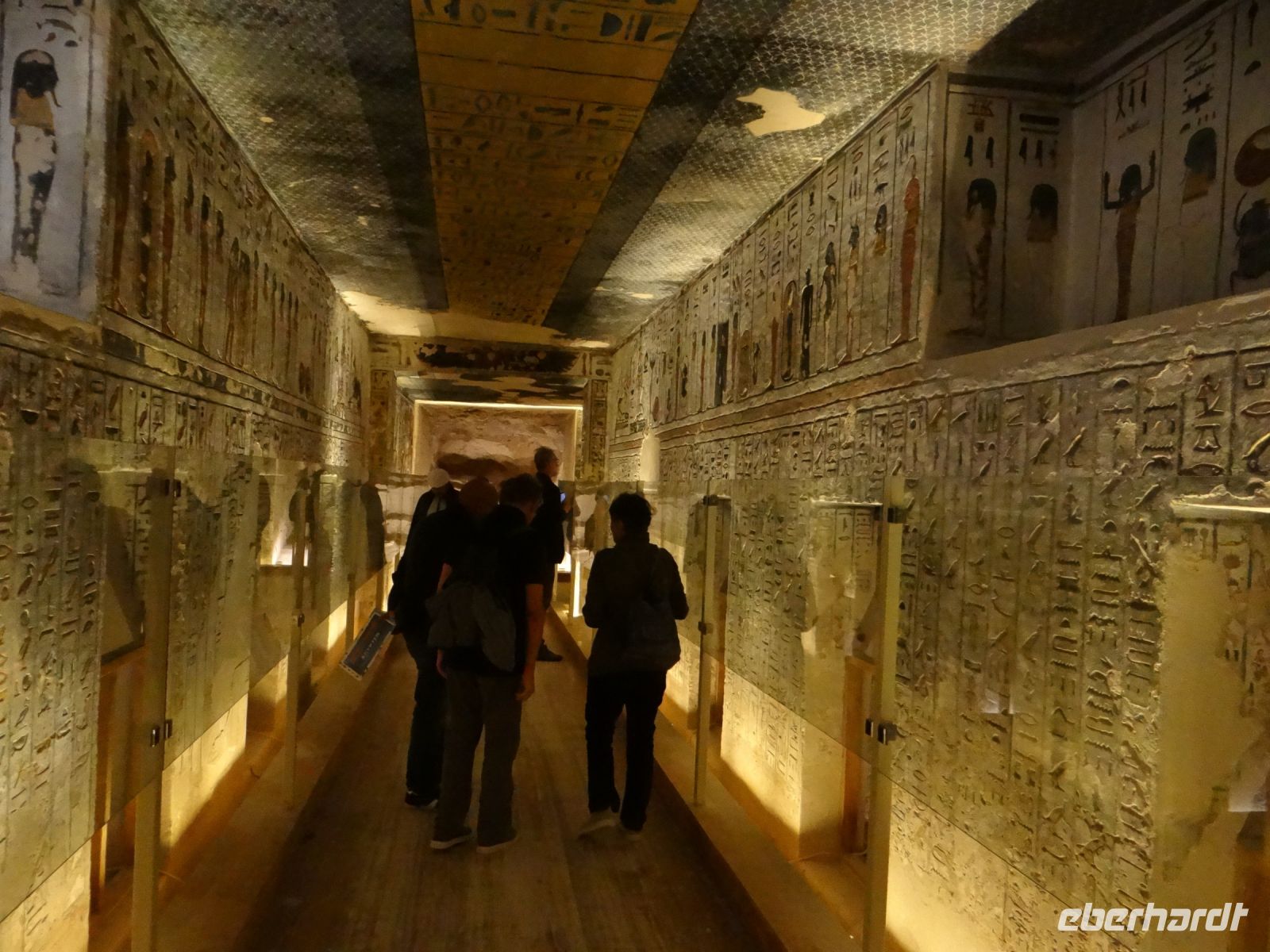 Theben, Tal der Könige, Grab von Ramses III. Keine Fläche ist undekoriert.