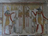 Theben, Tal der Könige, die Grabstätten von Tausert und Setnakht, Horus und Anubis
