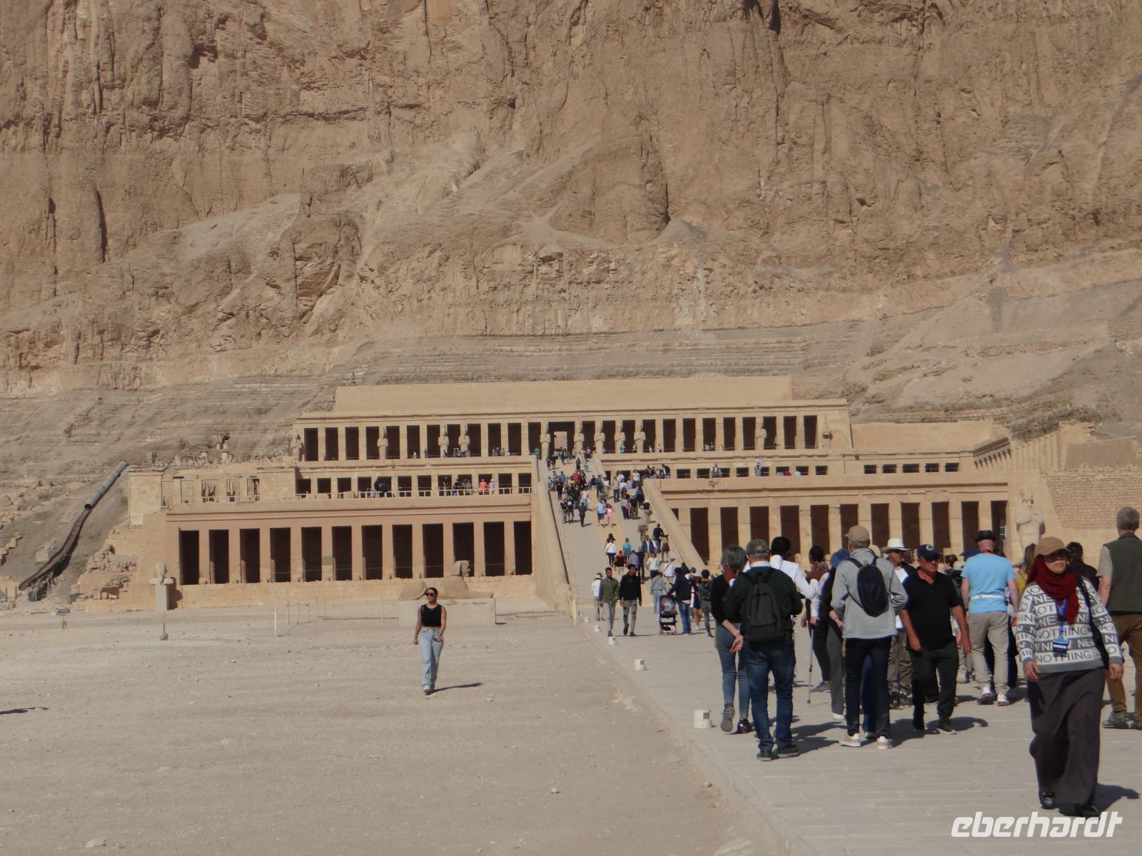Theben, Hatschepsut-Tempel, die Terrassenanlage ist einmalig.
