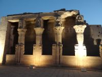 Edfu, Horus-Tempel in der Morgendämmerung