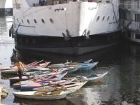 Edfu, kleine und große Schiffe