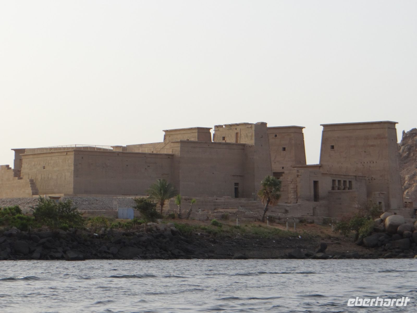 Assuan, Anfahrt auf die Insel Philae