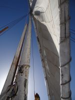 Assuan, hisst die Segel, mit einer Felukke segeln wir über den Nil. 