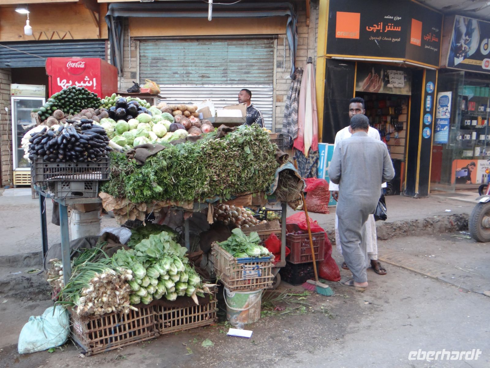 Assuan, vom Feld direkt auf den Markt 