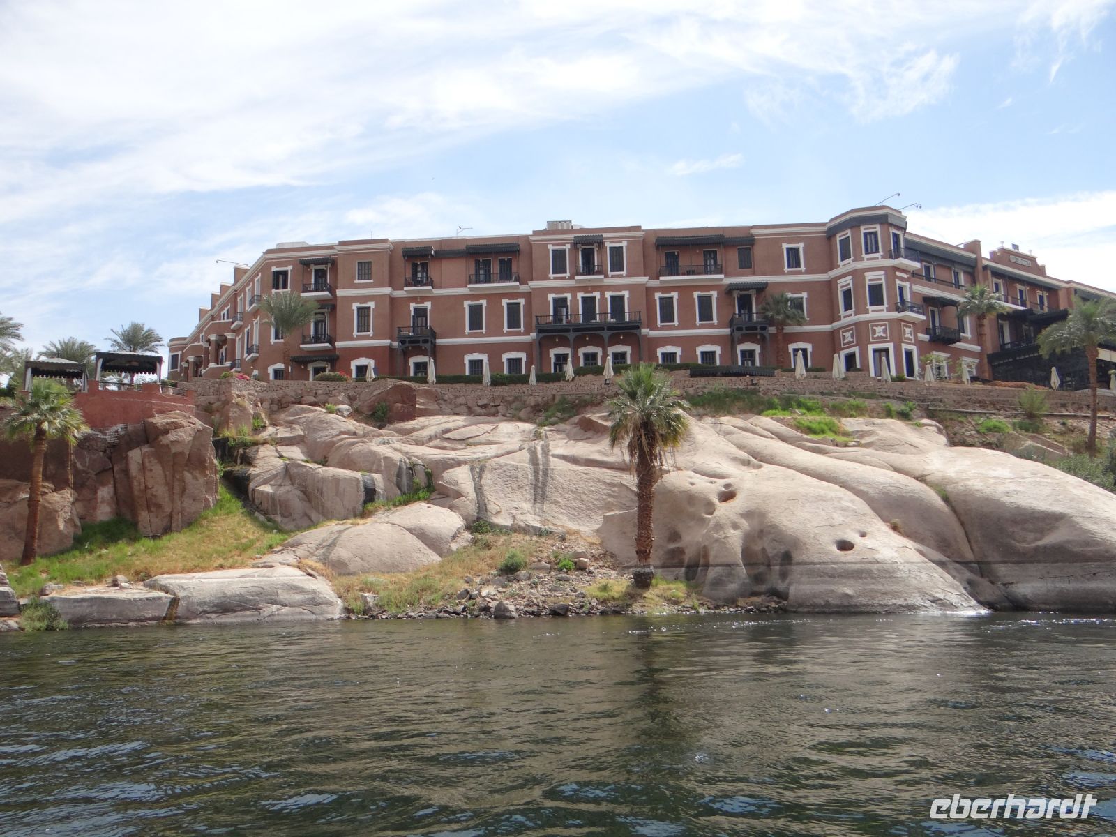 Assuan, Old Cataract Hotel, hier hat Agatha Christi „Tod auf dem Nil“ geschrieben.