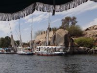 Assuan, Insel Elephantine, auf der mit Elfenbein gehandelt worden ist.