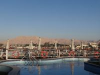 Luxor, ein letzter Blick über das Schiff, das uns sieben Tage Zuhause war.