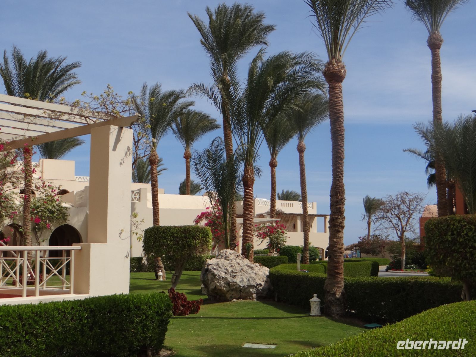 Hurgadha, die Hotelanlagen sind unterschiedlich und sehr schön gestaltet.