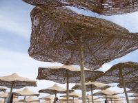 Hurgadha, ein letzter Blick in den blauen Himmel, bevor über uns der graue Himmel wieder zusammenschlägt.