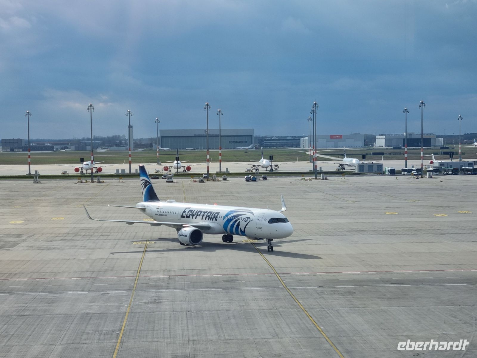 Flug mit Egypt Air nach Kairo...