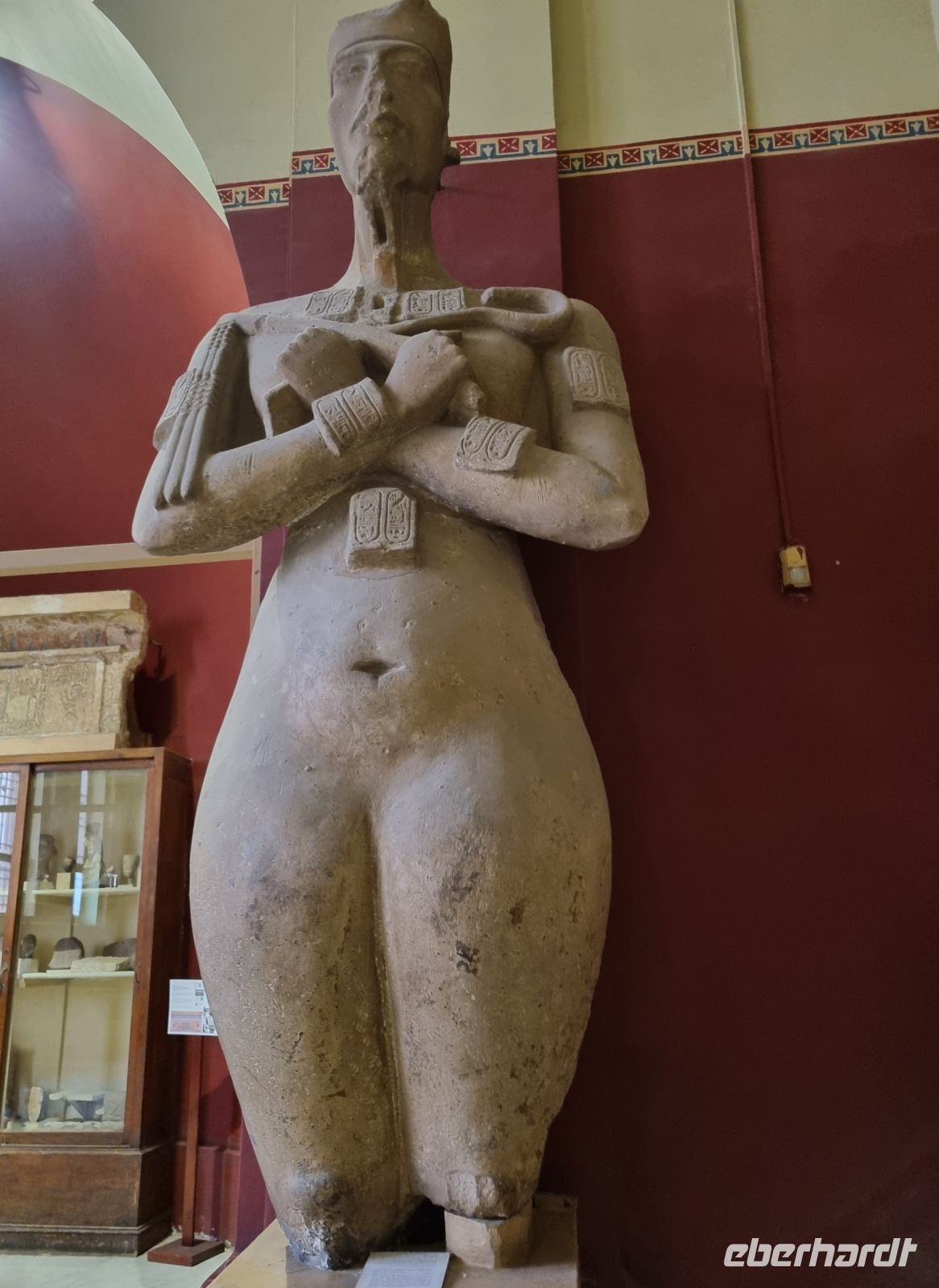 Kairo - Ägyptisches Nationalmuseum (Statue von Echnaton)