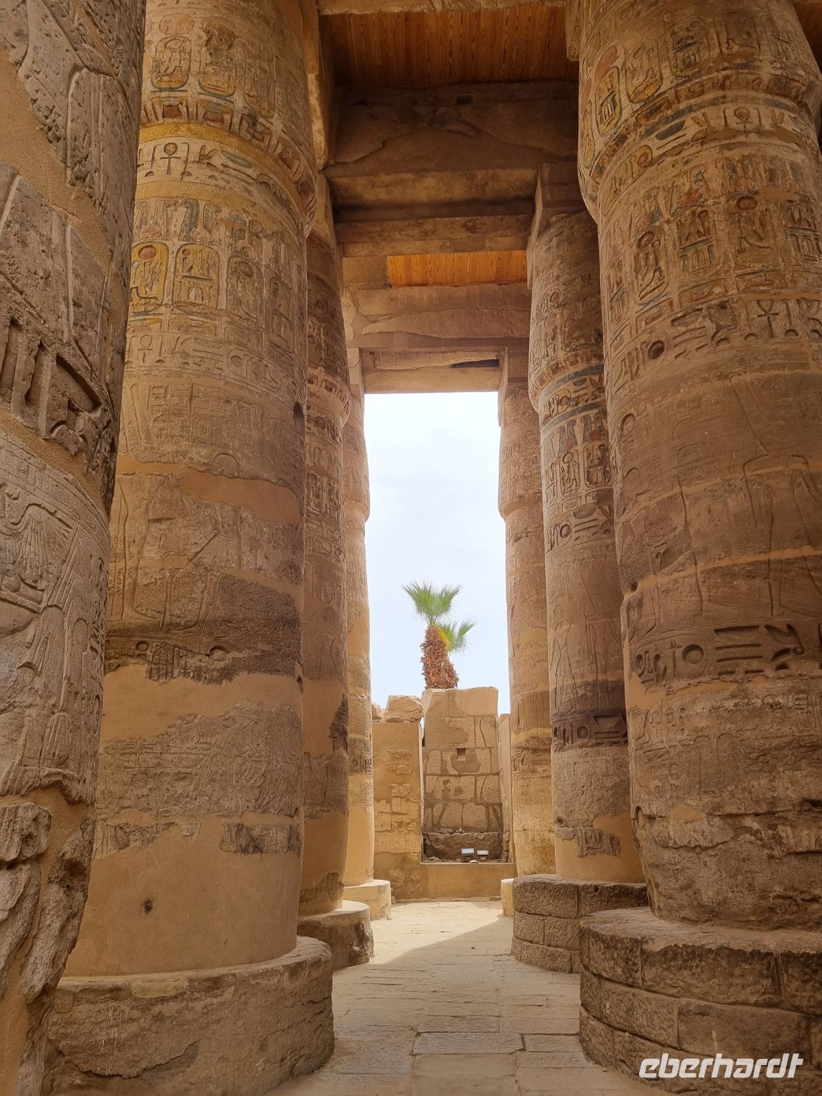 Karnak-Tempel (Säulen des Hypostyls)