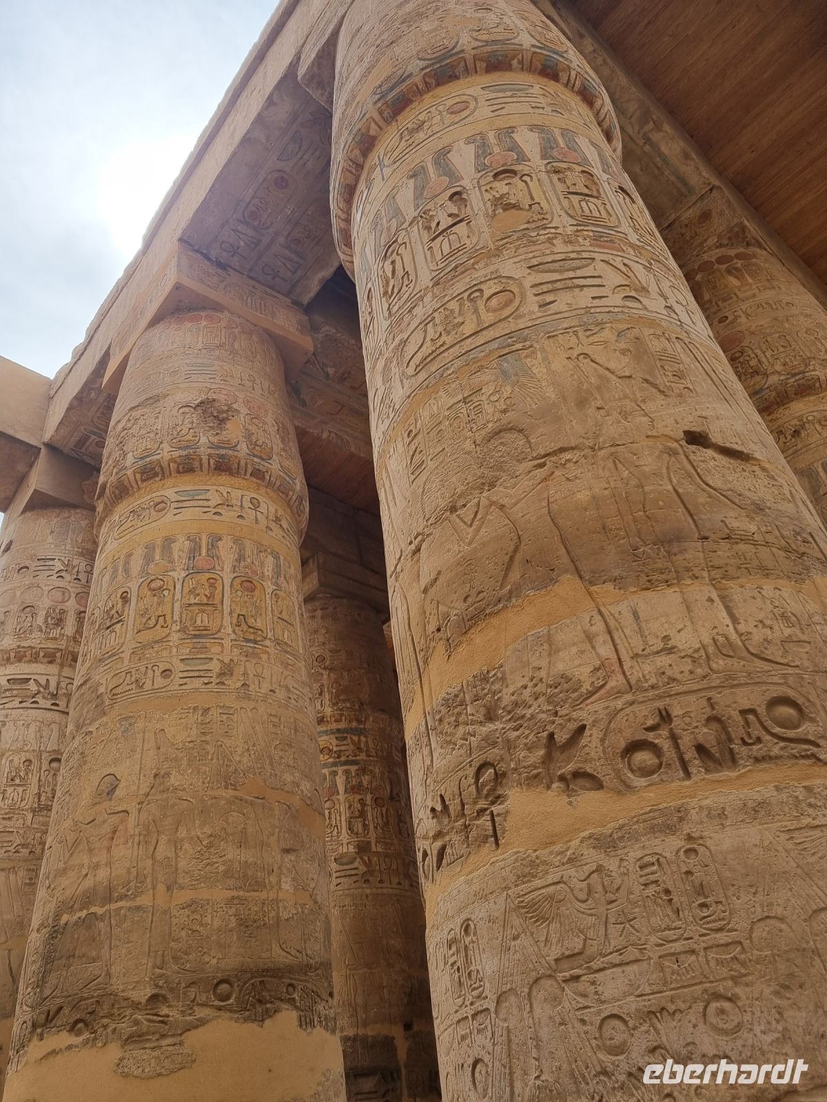 Karnak-Tempel (Säulen des Hypostyls)