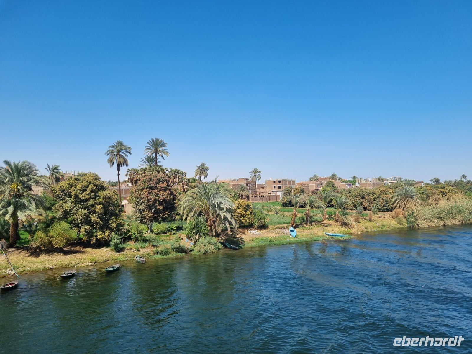 Fahrt auf dem Nil von Luxor nach Edfu...