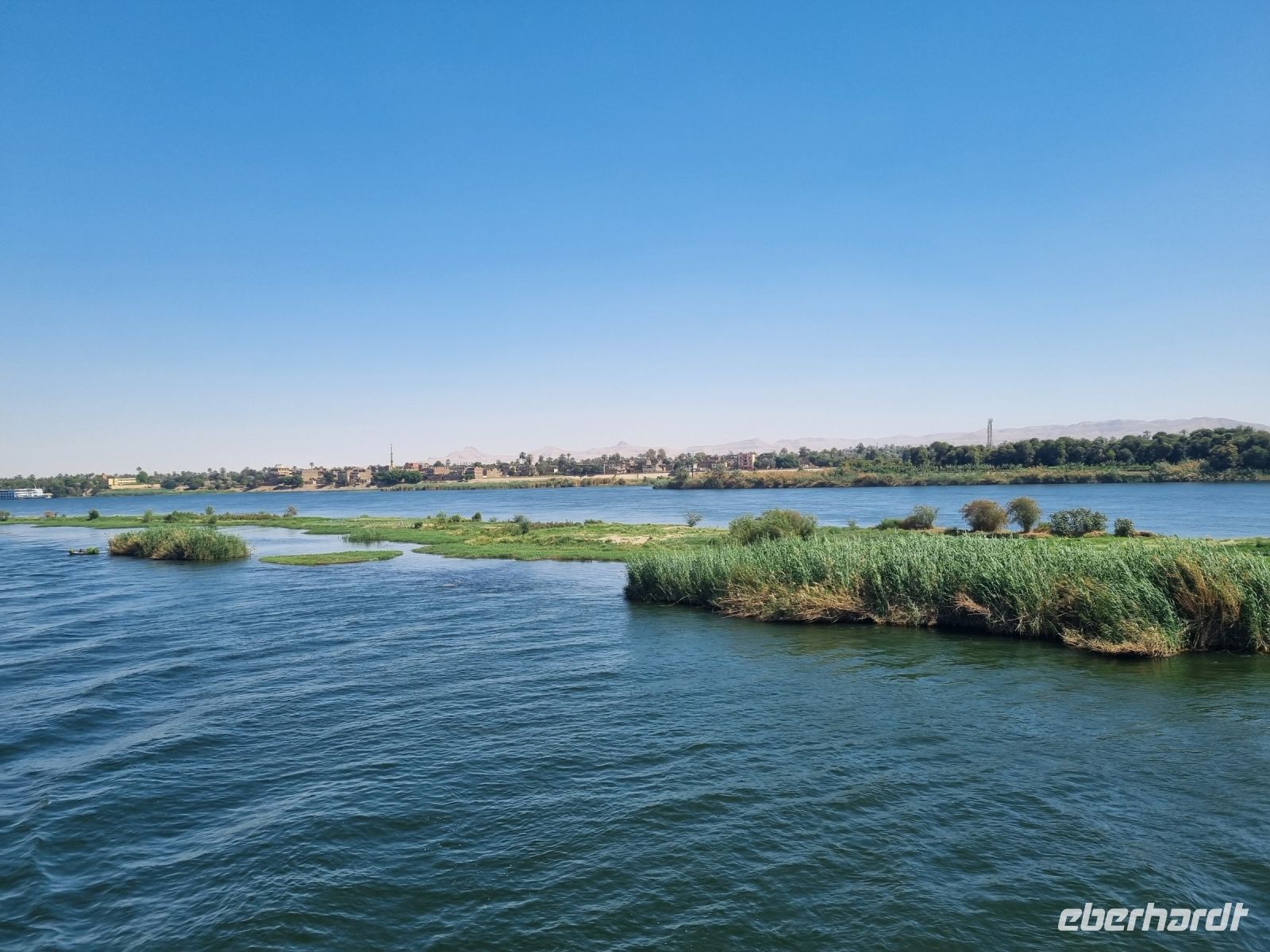 Fahrt auf dem Nil von Luxor nach Edfu...