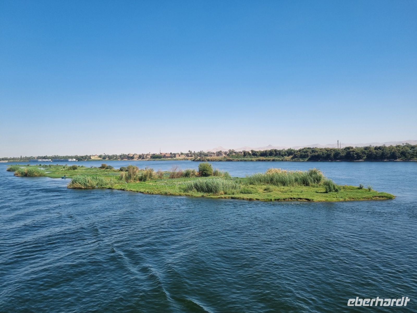 Fahrt auf dem Nil von Luxor nach Edfu...