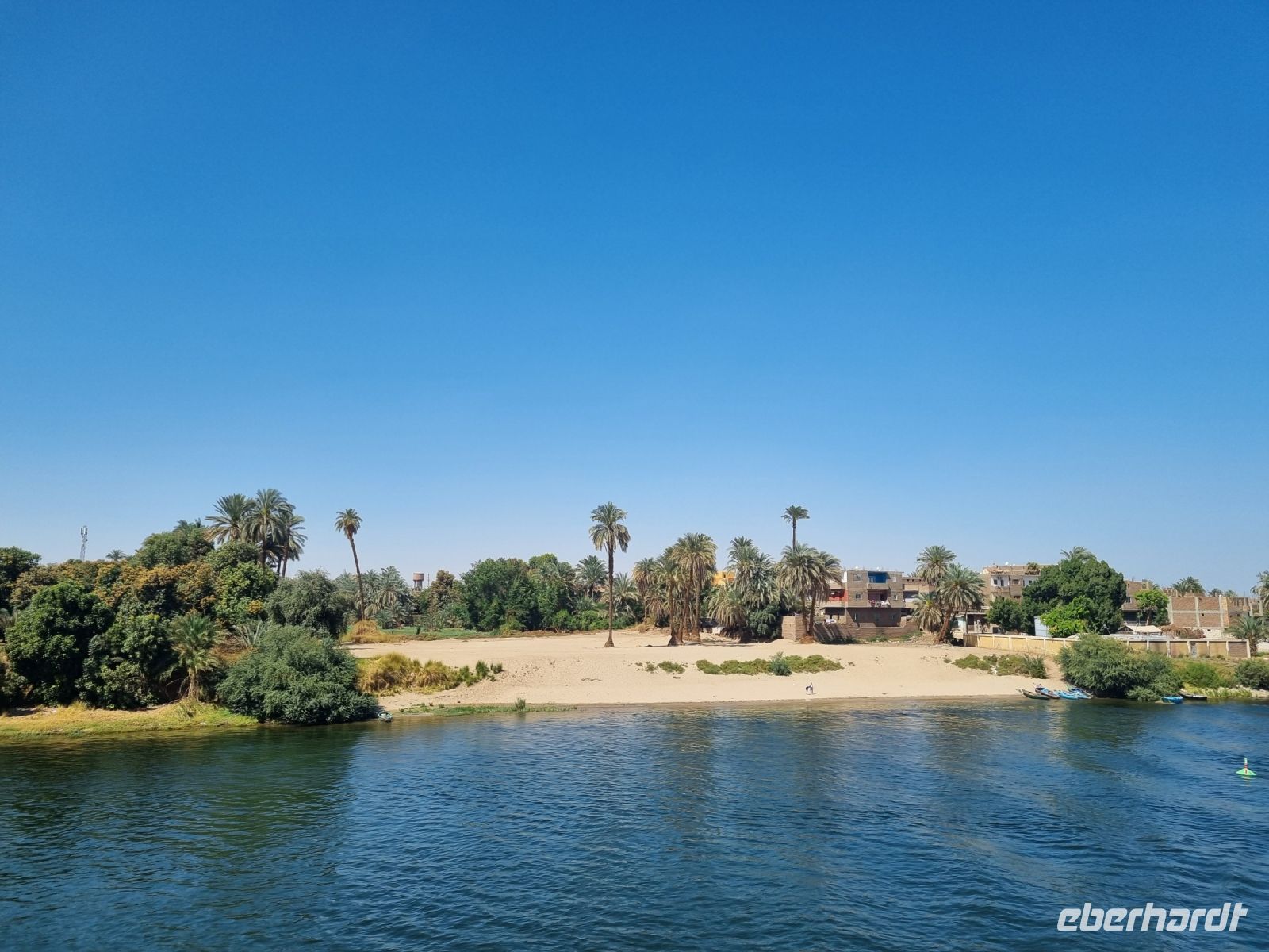 Fahrt auf dem Nil von Luxor nach Edfu...