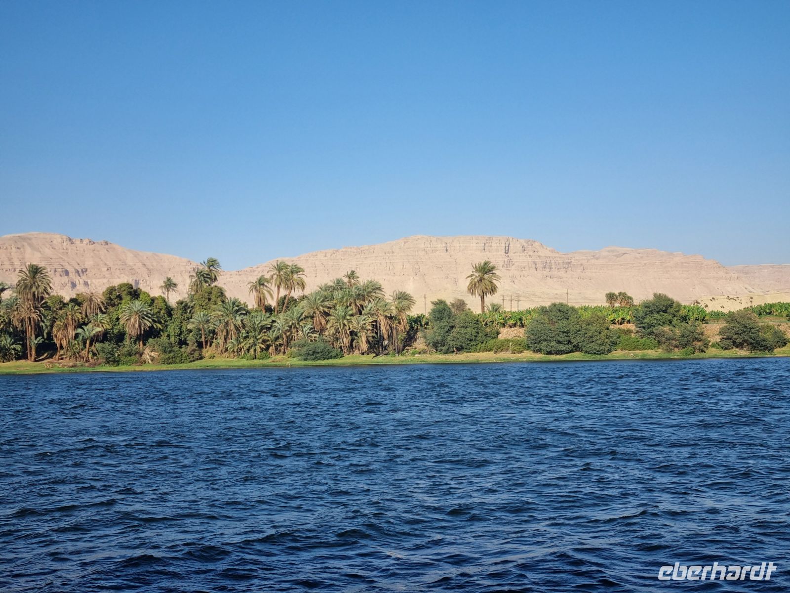 Fahrt auf dem Nil von Luxor nach Edfu...