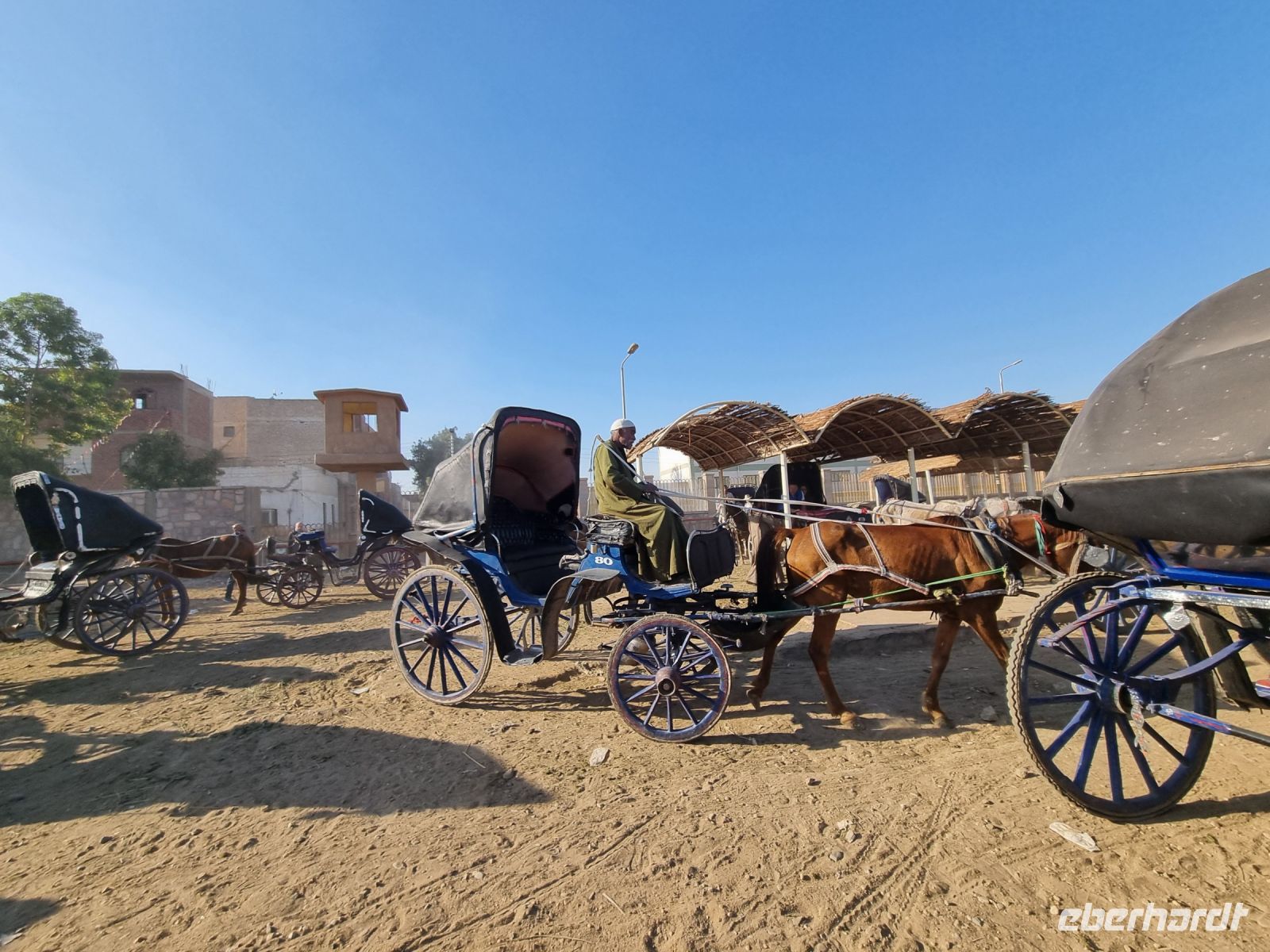 Kutschfahrt durch Edfu