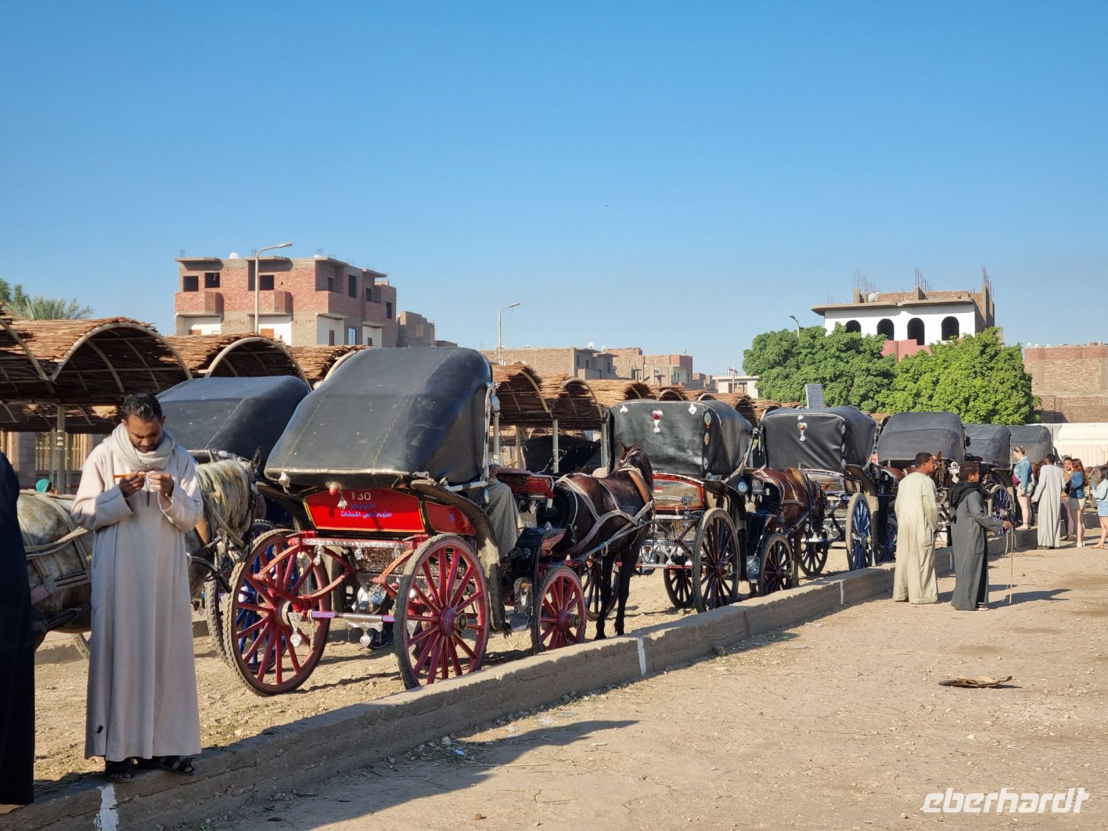 Kutschfahrt durch Edfu