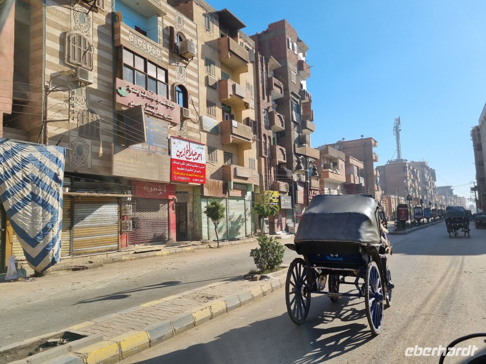 Kutschfahrt durch Edfu