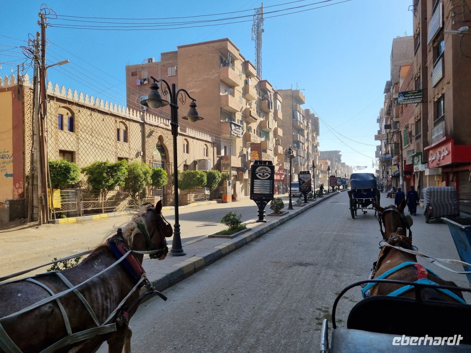 Kutschfahrt durch Edfu