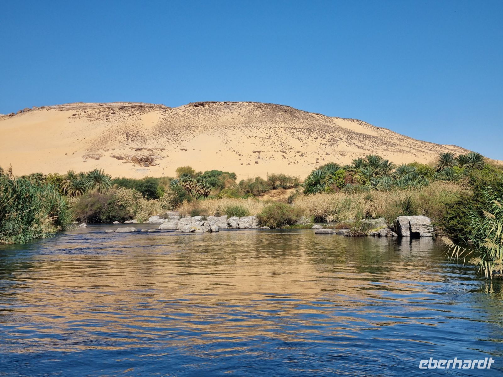 Motorbootsfahrt zum Nubischen Dorf Nagaa Al Mahata... (Salouga und Ghazal Naturschutzgebiet)